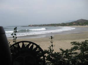 Where we had lunch, shell beach other side of rock point