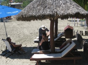 Friends on the beach