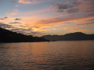 Sunrise on the way to La Madera Beach