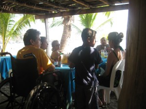 Chilidren selling trinkets 