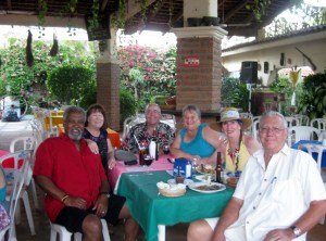 The Senor and I with our Canadian friends from our apartment building