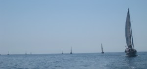 Sail parade to Ixtapa