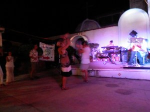 Tim and Donna danced every dance