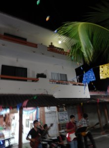 Thats the Senor watching from our balcony