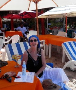 Improvised swim scarf