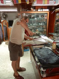 Mario Making my leather binder