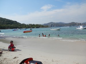 Point I'm swimming to