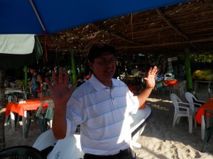 Jose our waiter at Gloria del Mar