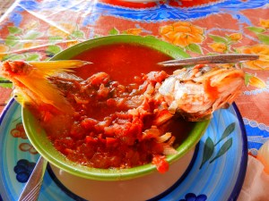 Fish stew,  tastes better than it looks