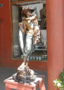 Small statue of El Pecador.  If I were wealthy it would be mine.