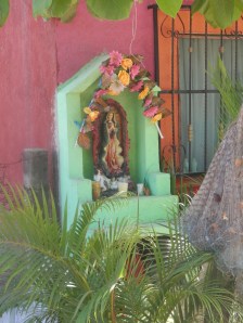 Shrine on a home Barre de Potosi