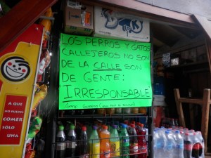 loosely translate the dogs are not of the street but of the people 